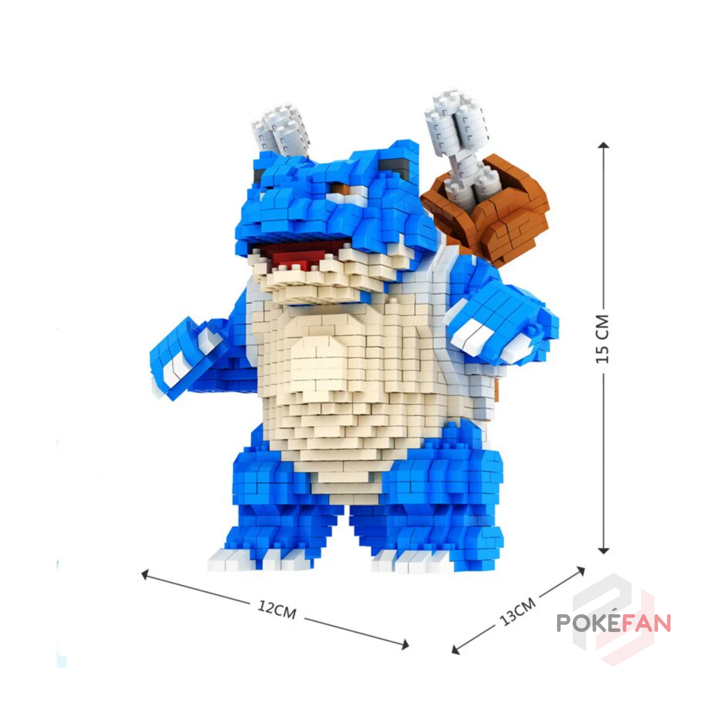 Pokemon Nanoblocks Mini Block Blastoise(no box)