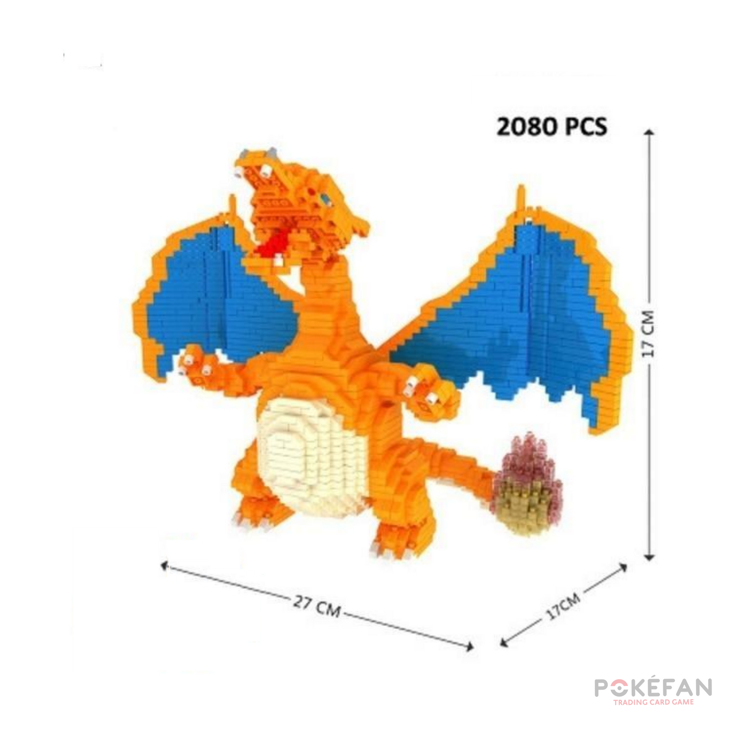 Pokemon Nanoblocks Mini Block Charizard (no box)